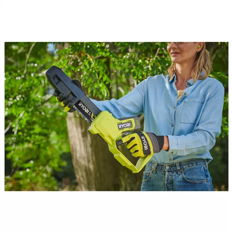 Ryobi ONE+ RY18PS15A 18V bezvadu zaru zāģis ar 15 cm (150 mm) riepu – bez akumulatora un lādētāja