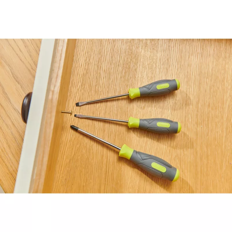 RYOBI RSD1PH2S 3-daļīgs skrūvgriežu komplekts (Zaļš/Pelēks, PH2, SL5.5, SL4)