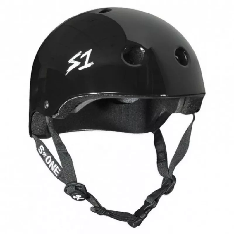 S-One V2 Mega Lifer Helmet XL Black Glossy