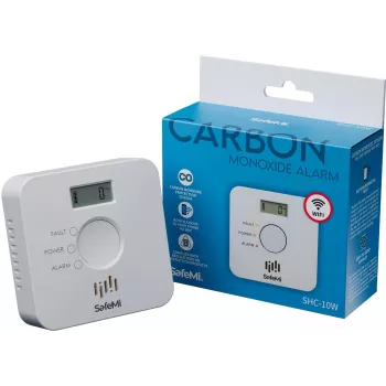 SAFEMI SHC-10W WiFi viedais dūmu detektors - fotoelektrisks, saderīgs ar Tuya, 3 gadu garantija