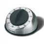 Salter 338 SSBKXR15 Stainless Steel Mechanical Timer - 60 Minute Wind-Up Timer with Audible Bell, Silver
