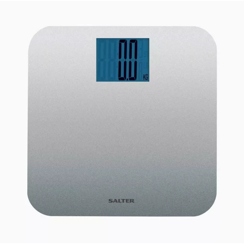 Salter 9075 SCFEU12 Max elektroniskās digitālās vannasistabas svari, sudraba