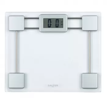 Salter 9081 SVFEU12 stikla elektroniskie svari, sudrabs/caurspīdīgs
