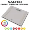 Salter 9113 GFEU12 Compact Glass Analyser Bathroom Scales, Grey