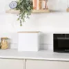 Salter BW128991W Toronto Maizes Kaste, Balta/Koka
