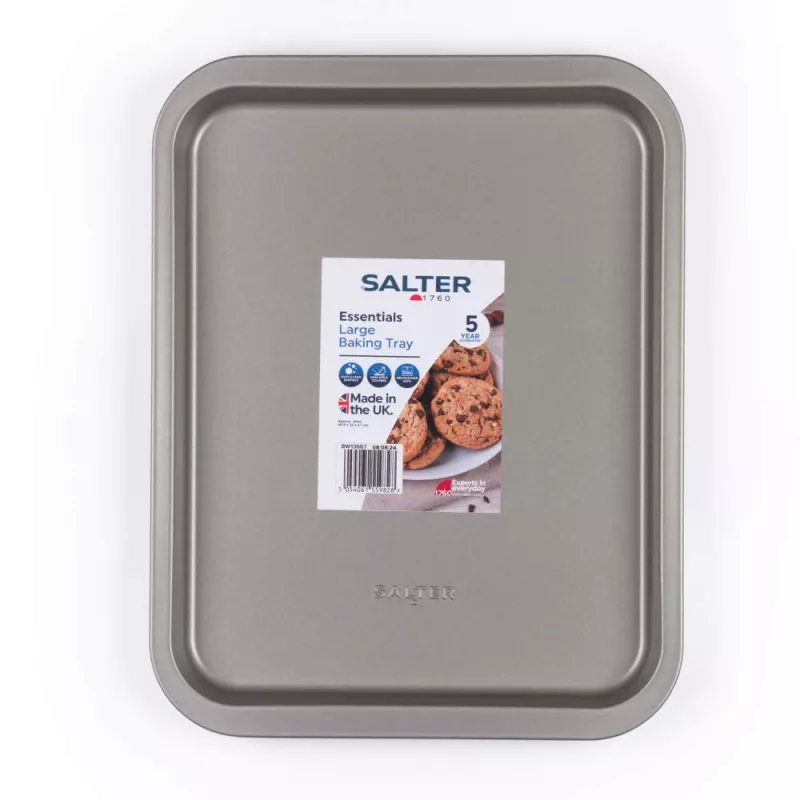 Salter BW13667 Essentials 41cm Cepšanas Paplāte - Oglekļa Tērauds, Nelīpošs, Ogles Krāsa