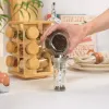 Salter BW14238 Bamboo Rotating Spice Rack ar 16 stikla burciņām
