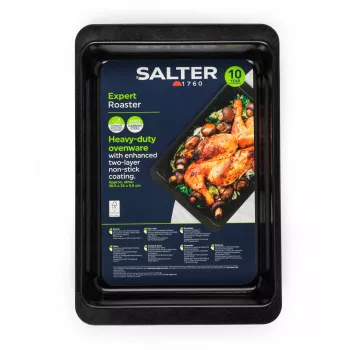 Salter BW14525 Expert Roaster - Melns, 40 cm, oglekļa tērauds, nepiedegošs pārklājums