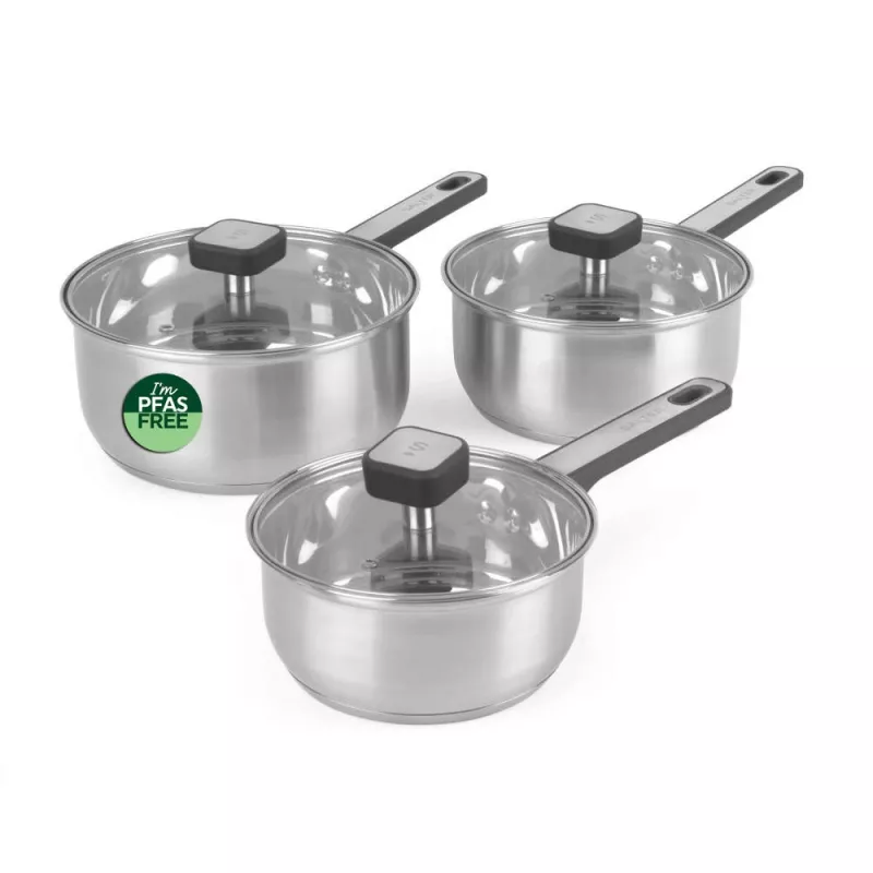 Salter BW14627 Expert 3 Piece (16/18/20cm) Pan Set