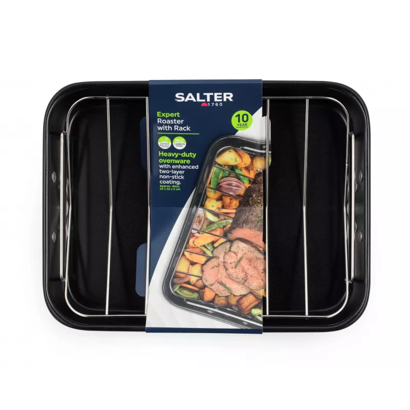 Salter BW14767 Expert 34 cm cepešpanna ar resti