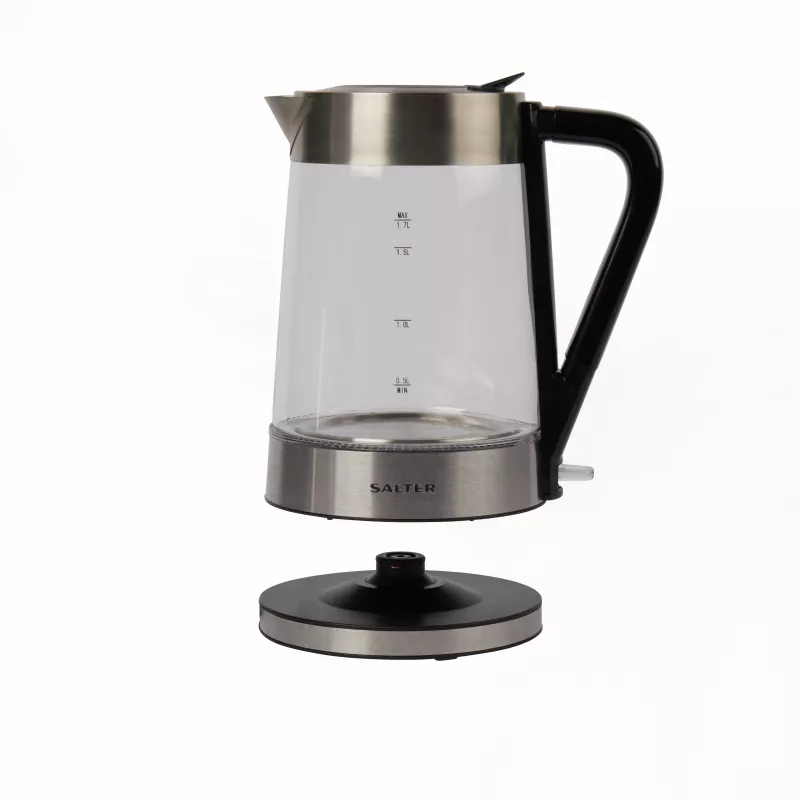 Salter EK5078SSFVDE Krāsas mainoša stikla tējkanna 1.7L 3000W