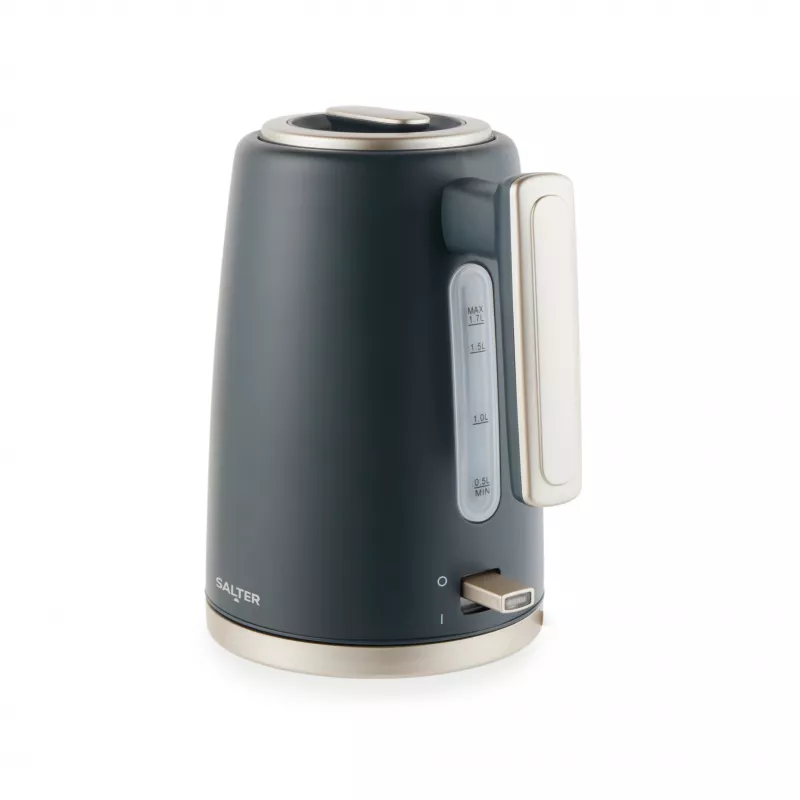 Salter EK5561BGRYFVDE Marino Rapid Boil Kettle - 1.7L, 3000W, Nerūsējošais tērauds, Pelēks