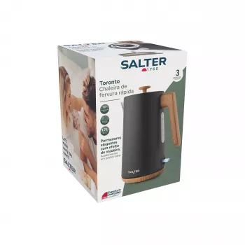 Salter EK5822BLKVDE Toronto Rapid Boil Tējkanna Melna