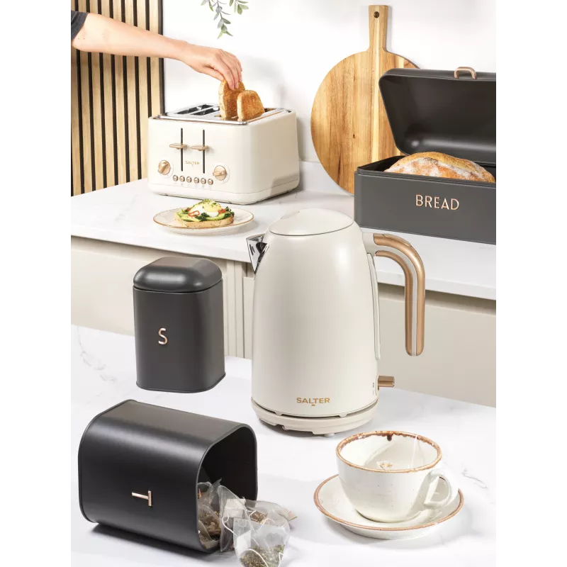 Salter EK6085OBVDE Pebble Rapid Boil Tējkanna 1.7L 3000W Obsidian Black