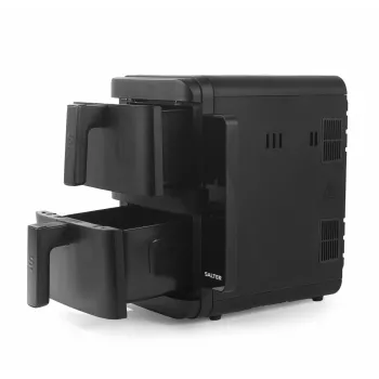 Salter EK6642VDE VertiCook Ultra Vertikālais veselīgais grils un gaisa fritieris, 1500 W, melns un sudrabs