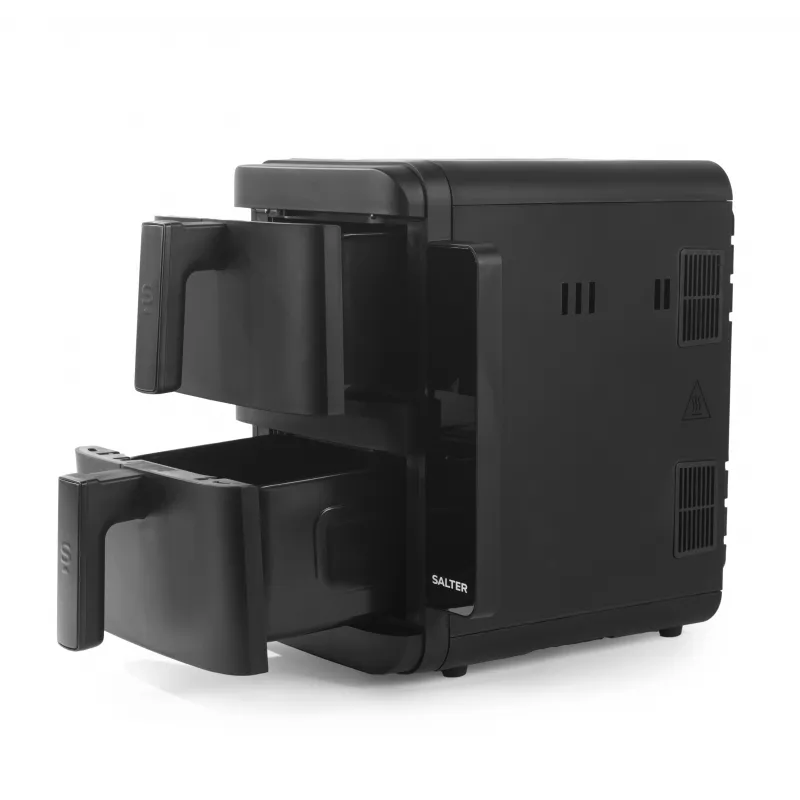 Salter EK6642VDE VertiCook Ultra Vertikālais veselīgais grils un gaisa fritieris, 1500 W, melns un sudrabs