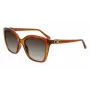 Salvatore Ferragamo SF1026S-261 Sieviešu kaķacs formas saulesbrilles Havana Brūns gradients 54mm