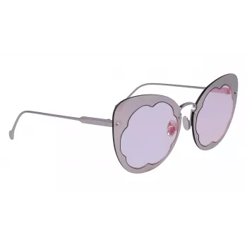SALVATORE FERRAGAMO SF178SMAMF537 Sieviešu saulesbrilles - Acetāta rāmis, UV400 aizsardzība, 63 mm lēcas