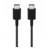Samsung 25W USB-C Super ātrās uzlādes ceļojumu adapteris ar USB-C uz USB-C kabeli - Melns