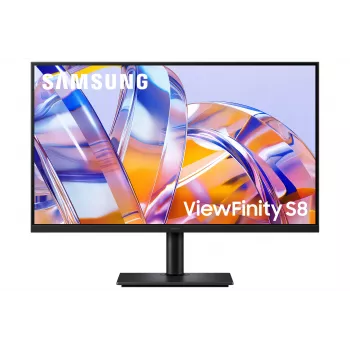 Samsung 27 inch ViewFinity S8 (S80UH) 4K UHD IPS Monitor - Melns
