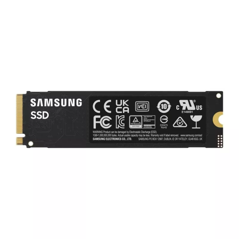 Samsung 990 EVO Plus SSD 1 TB M.2 PCIe 4.0 7150 MB/s 1350000 IOPS Melns