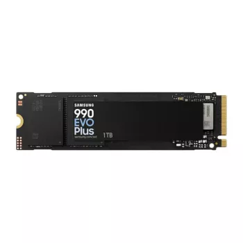 Samsung 990 EVO Plus SSD 1 TB M.2 PCIe 4.0 7150 MB/s 1350000 IOPS Melns