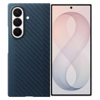 Samsung Carbon Magnet vāciņš Galaxy Fold 8 Ultra, tumši zils