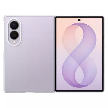 Samsung caurspīdīgs vāciņš Galaxy Z Fold8 caurspīdīgs polikarbonāta aizmugures vāciņš ar bezvadu uzlādes atbalstu (EF-QF971CTEGWW)