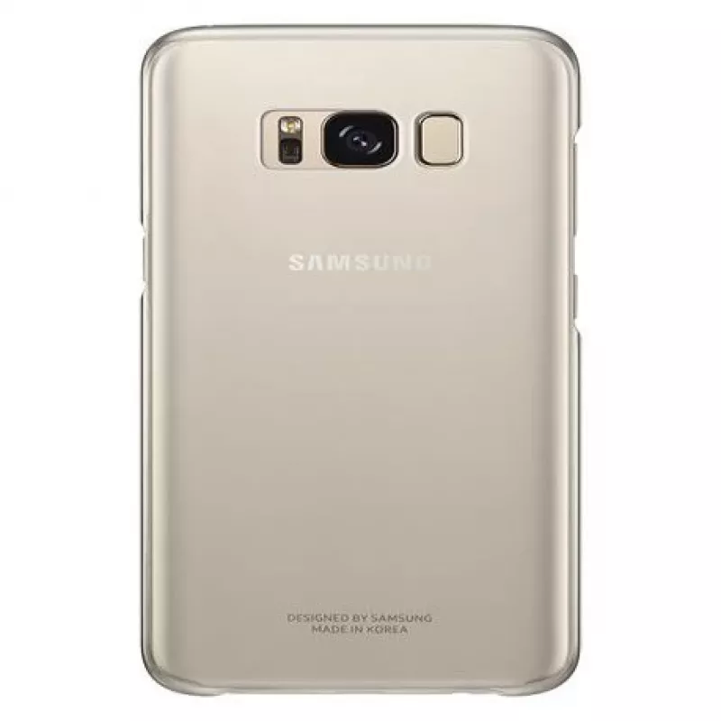 Samsung Clear Cover Galaxy S8+ G955 Gold