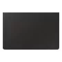 Samsung EF-DX720 Bezvadu tastatūras folio maciņš Galaxy Tab S9 FE+/S9+/S8+/S7 FE/S7+ - Nordic izkārtojums - Melns