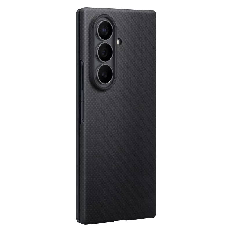 Samsung EF-KF976SBEGWW Carbon Magnet Case for Galaxy Fold 8 Ultra - Melns