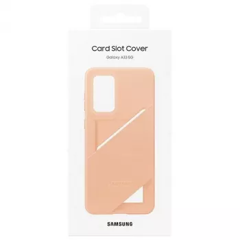 Samsung EF-OA336TPEGWW karšu slota vāciņš Galaxy A33 5G, persiku