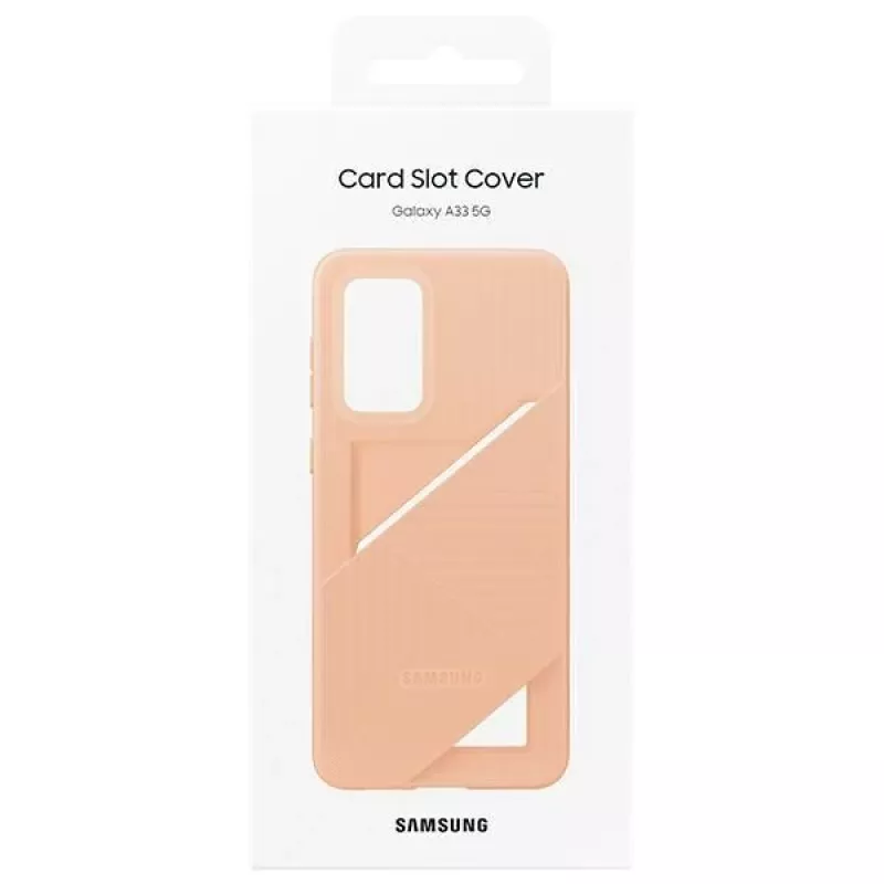 Samsung EF-OA336TPEGWW karšu slota vāciņš Galaxy A33 5G, persiku