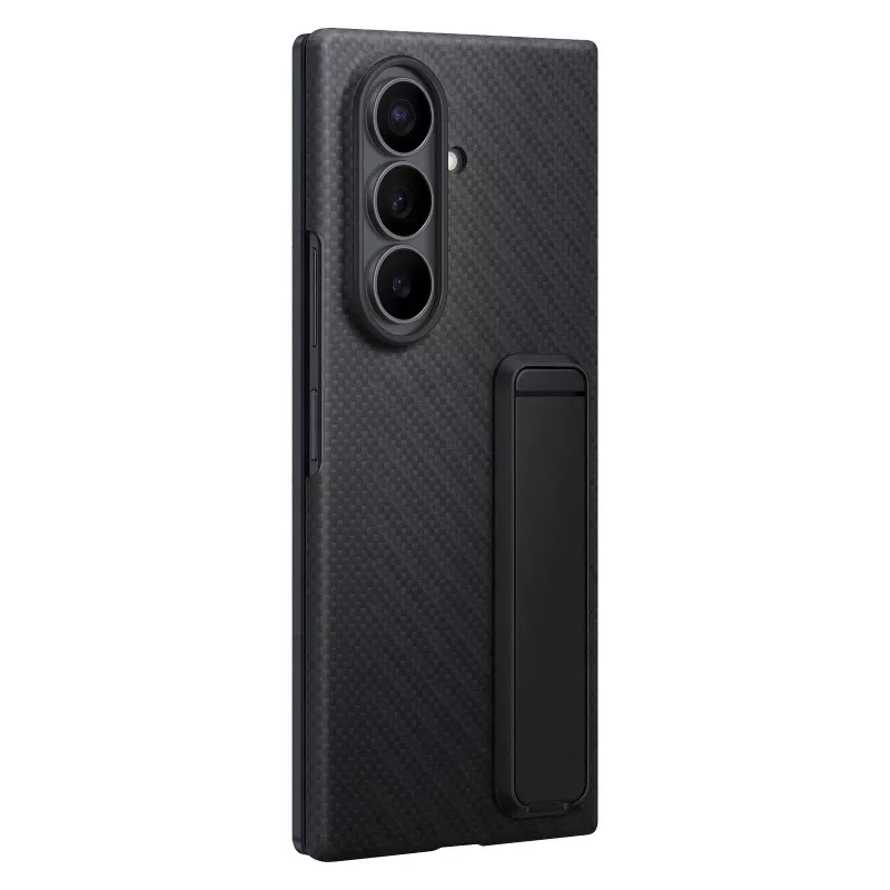 Samsung EF-XF976SBEGWW Carbon Standing Case Galaxy Z Fold8 Ultra - Melns, S Pen slots, statīvs