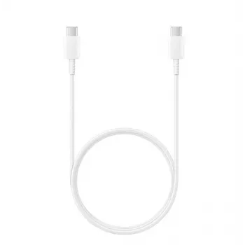Samsung EP-DA905BWE USB-C uz USB-C datu kabelis 3A 1m Balts (Bulk)