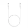 Samsung EP-DA905BWE USB-C uz USB-C datu kabelis 3A 1m Balts (Bulk)