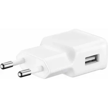 Samsung EP-TA200EWE + EP-DR140 15W Adaptive Fast Charging sienas lādētājs ar Micro-USB kabeli, balts