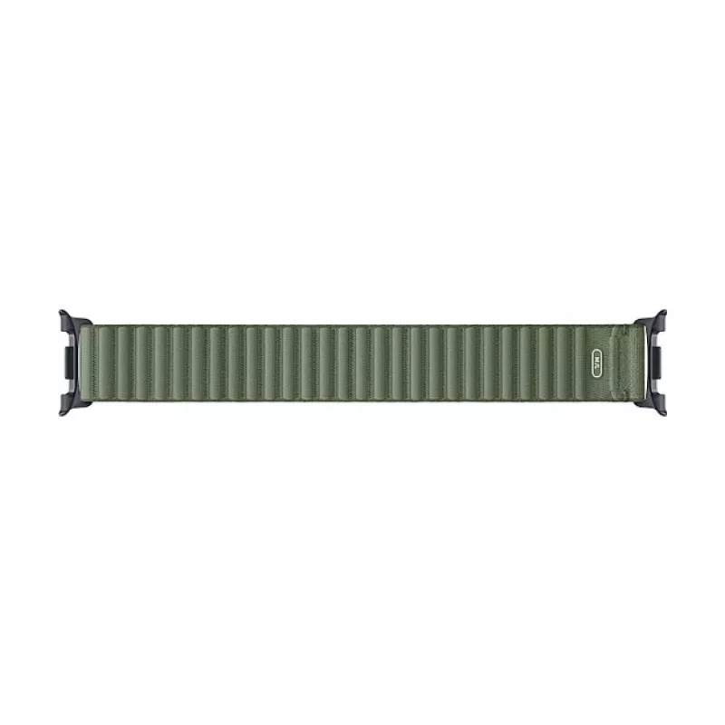Samsung Fabric Band (M/L) Galaxy Watch9 & Watch8 — Olīvu austs neilona siksniņa