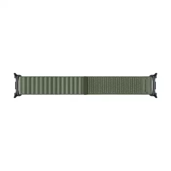 Samsung Fabric Band (M/L) Galaxy Watch9 & Watch8 — Olīvu austs neilona siksniņa