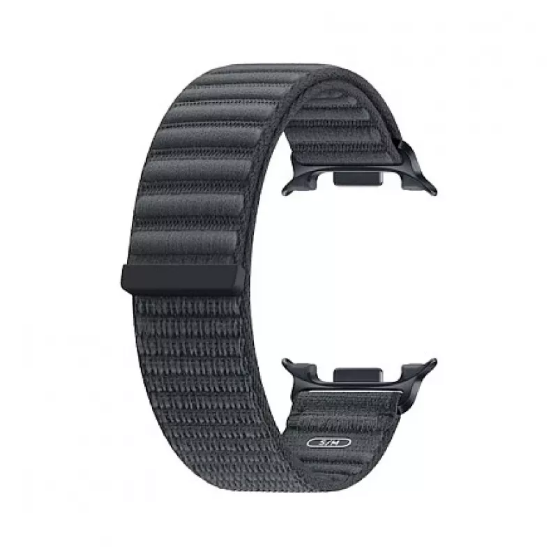 Samsung auduma siksniņa (S/M) Galaxy Watch9 & Watch8 – melna austa siksniņa