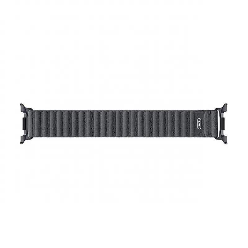 Samsung auduma siksniņa (S/M) Galaxy Watch9 & Watch8 – melna austa siksniņa