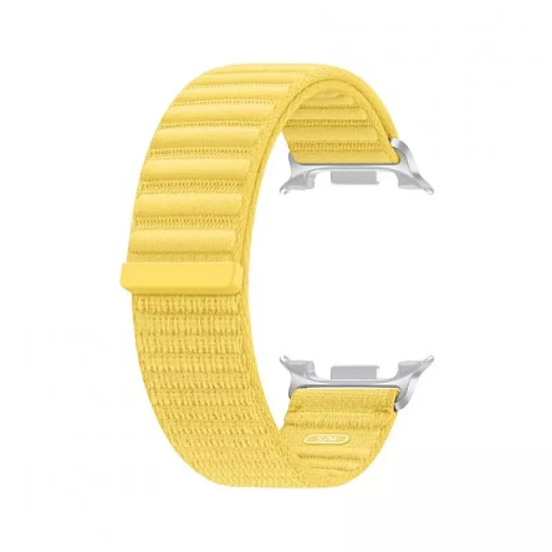 Samsung auduma siksniņa (S/M) Galaxy Watch9 (Watch8) – dzeltena neilona siksniņa