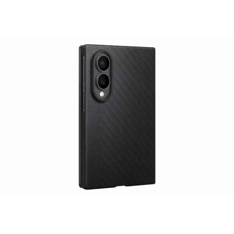 Samsung Galaxy Fold8 Carbon Magnet Standing Cover ar S Pen slotu un statīvu – Melns (EF-KF971SBEGWW)