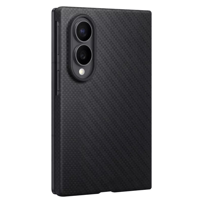 Samsung Galaxy Fold8 Carbon Magnet Standing Cover ar S Pen slotu un statīvu – Melns (EF-KF971SBEGWW)