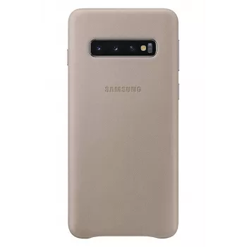 Samsung Galaxy S10 Ādas vāciņš EF-VG973LJEGWW Pelēks