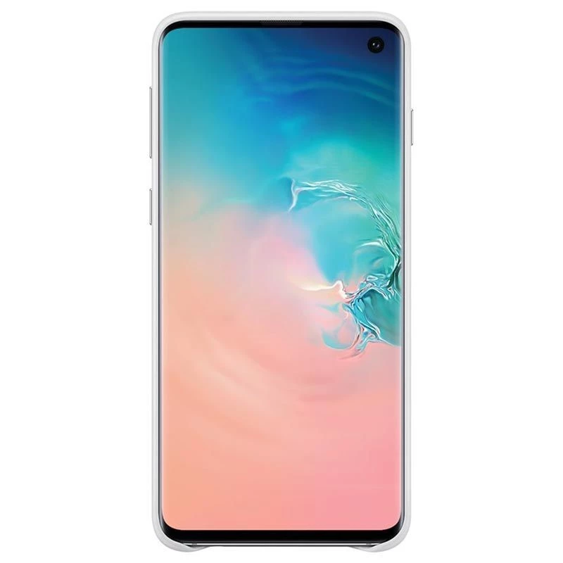 Samsung Galaxy S10 ādas vāciņš balts