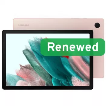 Samsung Galaxy Tab A8 10,5 collu rozā zelta 64GB Android 11 Wi-Fi planšetdators (Atjaunots, Rūpnīcas iepakots)