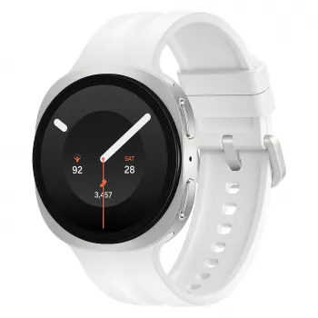 Samsung Galaxy Watch9 LTE 40mm krēmkrāsas viedpulkstenis ar sporta siksniņu S/M