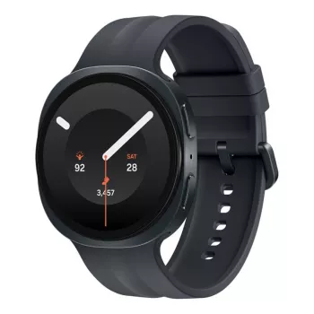 Samsung Galaxy Watch9 LTE viedpulkstenis 44mm grafīta un melna sporta siksniņa M/L Super AMOLED displejs