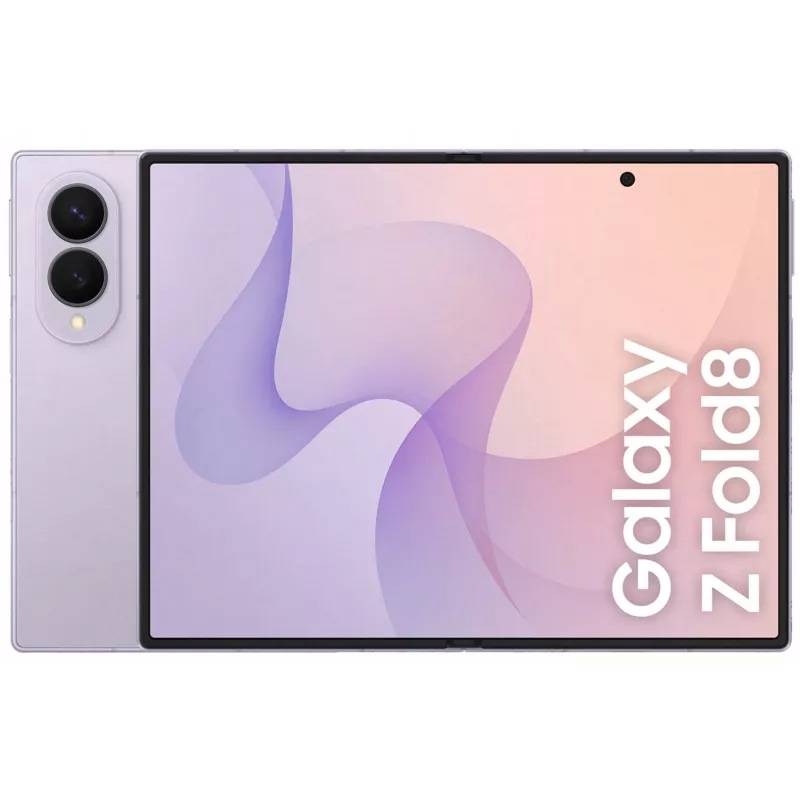 Samsung Galaxy Z Fold8 5G viedtālrunis - 7.6 collu salokāms OLED, 16GB RAM, 1TB krātuve, Dual SIM, 4800mAh, lavanda